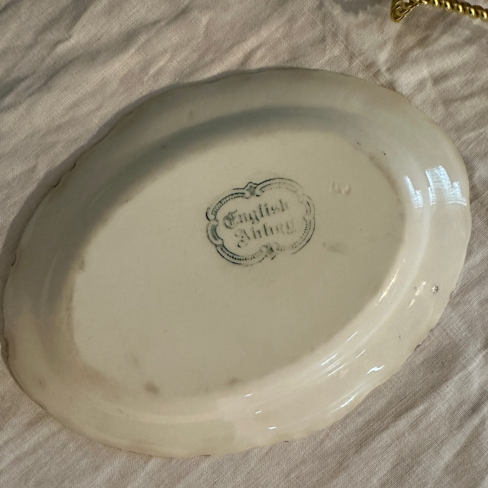 Scenic Red and White Relish Tray - Picture 2 of 3